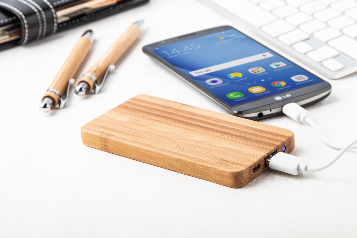 Bambusz power bank